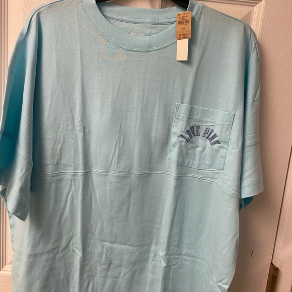 Pink varsity Tee - Picture 2 of 2